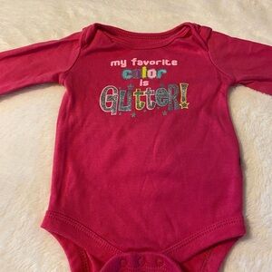 Garanimals Girl Long Sleeve Onesie Size 0-3M